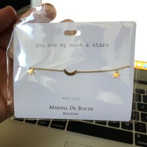 Moon & stars bracelet from marina de buchi